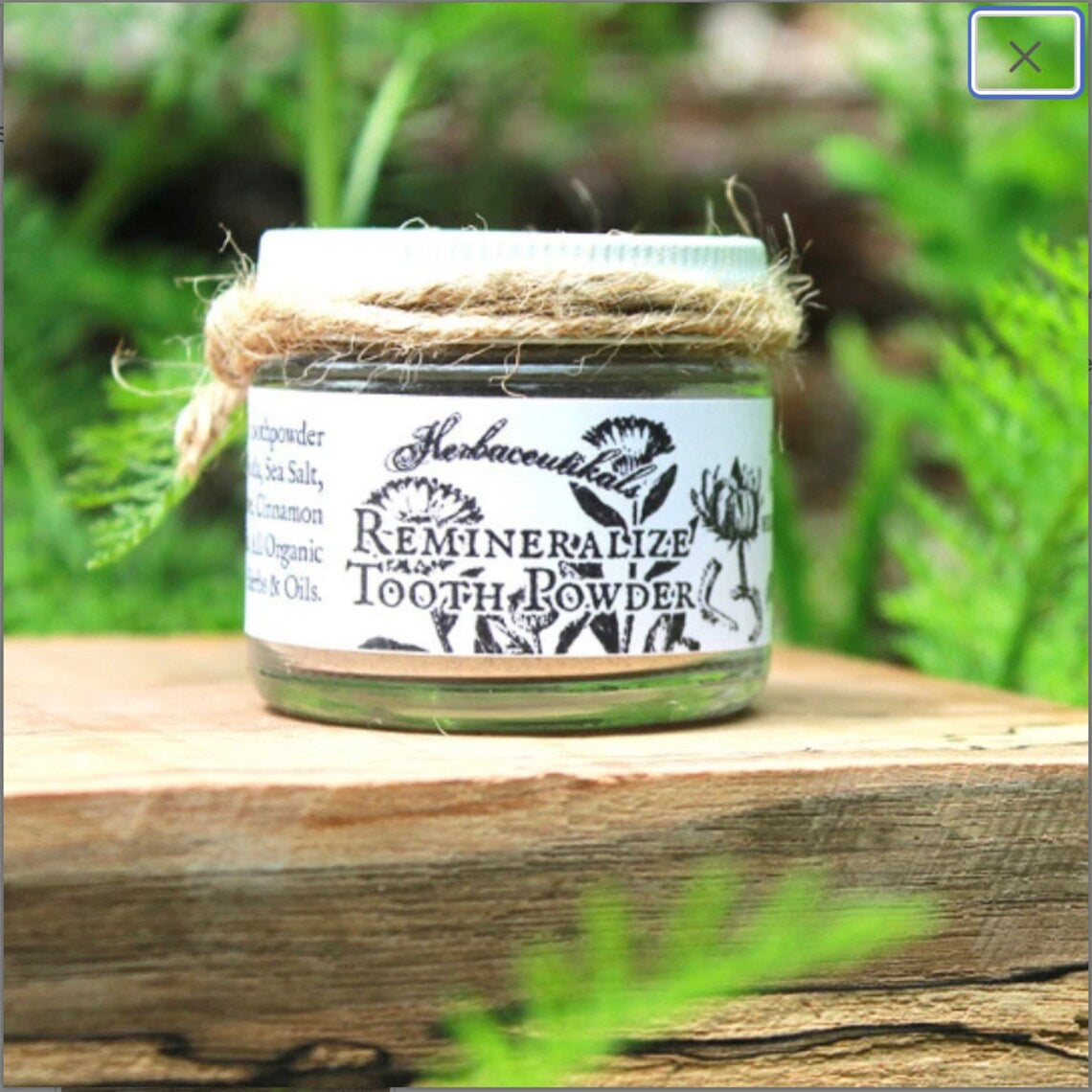 Remineralizing Tooth Powder // OrganicTooth Powder for strong teeth & gums // Flouride Free